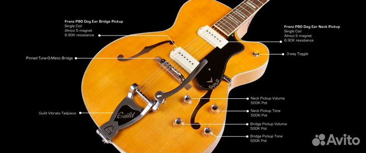 Guild X-175B Manhattan Blonde