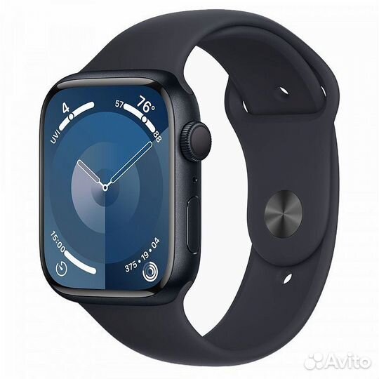 Apple Watch 9 45mm Midnight Sport Band