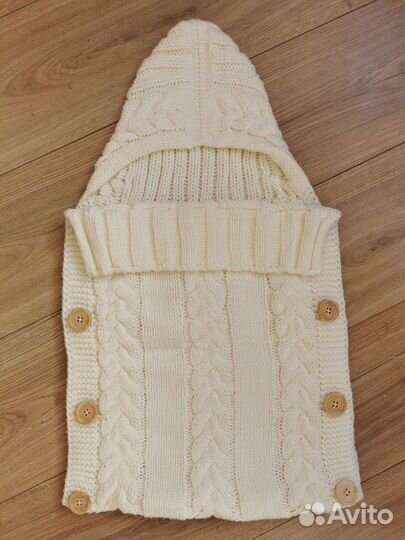 Вязаный конверт на выписку