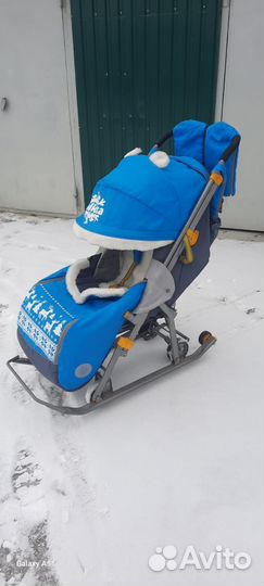 Детские санки коляска