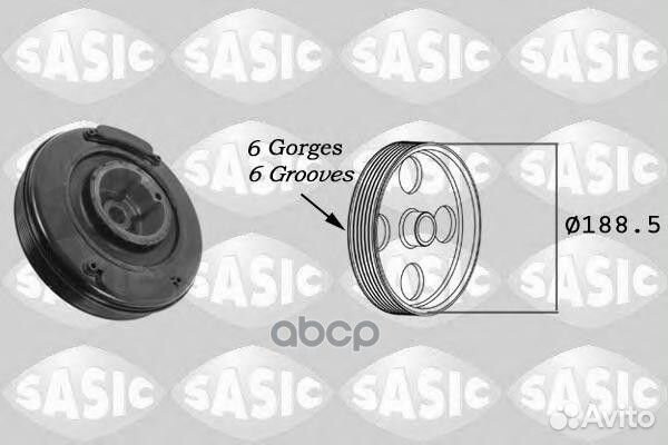 Шкив коленвала VAG/volvo A6/transporter/S80