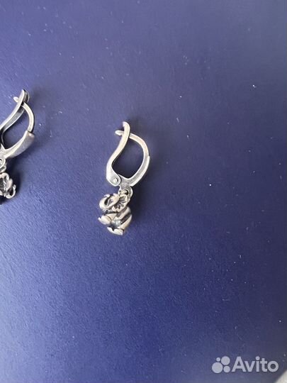 Серьги Слоник