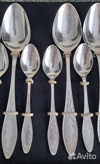 Набор столовых приборов мельхиор