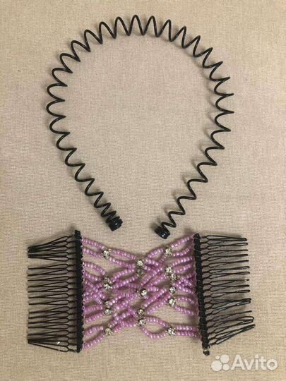 Заколка и ободок для волос