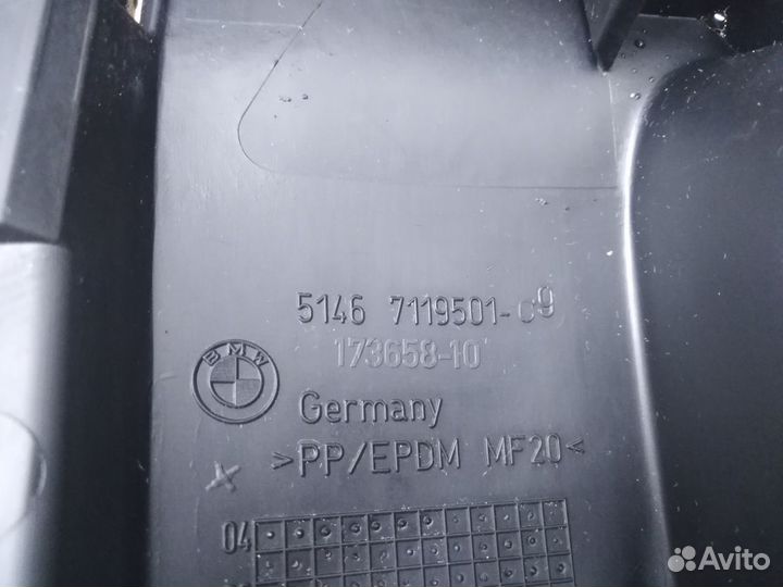 Направляющая шторки багажника 1-серия E87/E81 2004