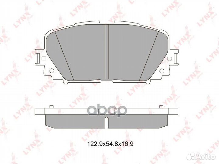 Колодки тормозные дисковые перед BD7554 LYN