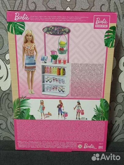 Набор игровой Mattel Barbie Смузи-бар, GRN75