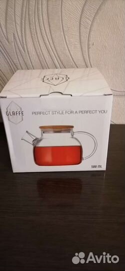 Заварочный чайник из жаропрочного стекла