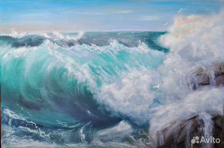 Картина маслом 60х40см