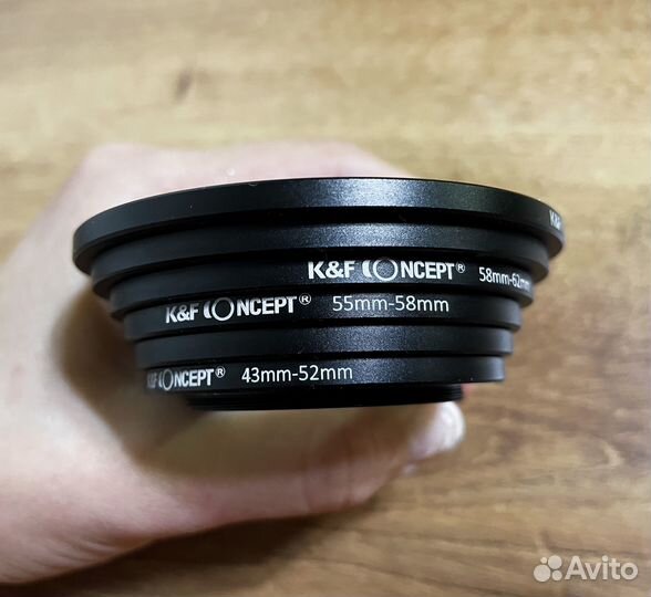 Переходные повышающие кольца для объектива