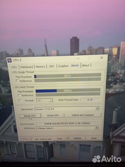 Процессор intel xeon E5-2650 V2