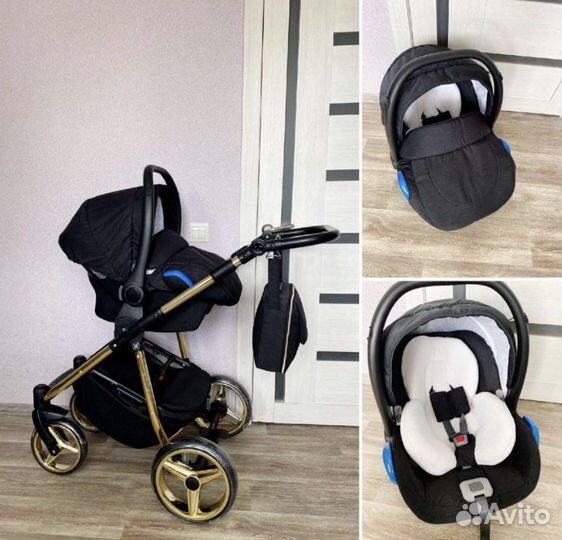 Коляска 3 в 1 adamex reggio