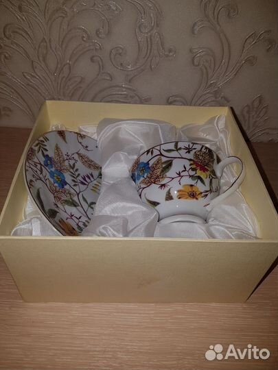 Кружка с блюдцем Чашка