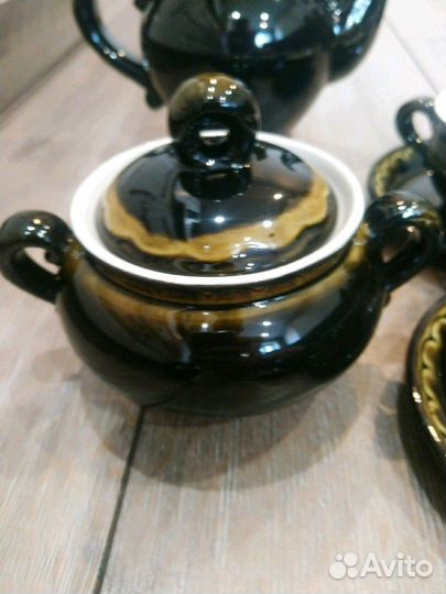 Чайный набор СССР зик Майолика 1970