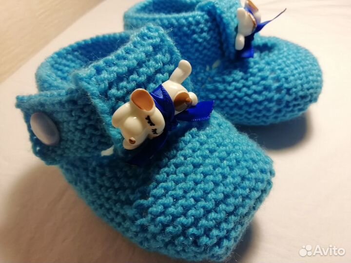 Пинетки для новорежденных ручной работы 450