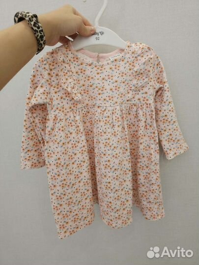 Летнее платье на девочку 92