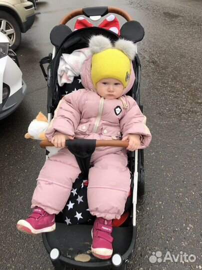 Шапка для девочки 9-18 мес