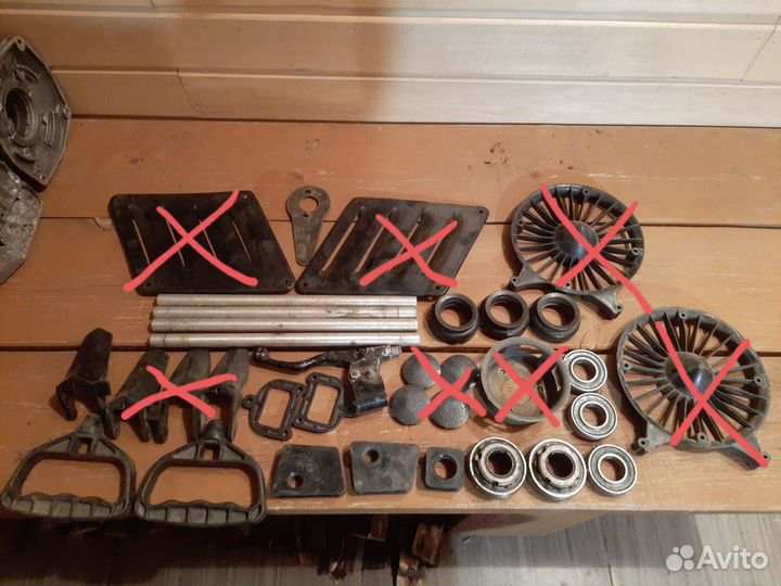 Запчасти снегоход Рысь