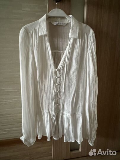 Блузка zara белая