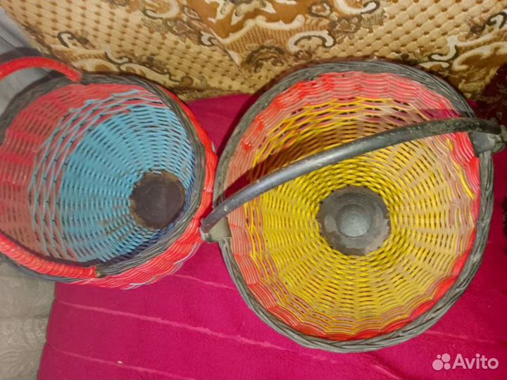 Корзина плетеная 4 шт