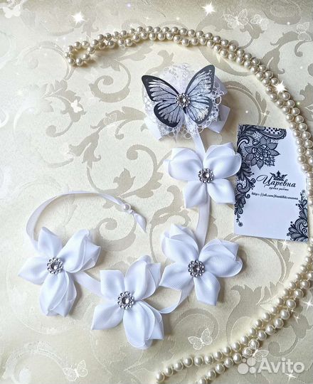 Школьные банты, резинки, заколки