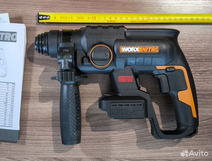 Перфоратор аккумуляторный бесщеточный Worx WX381.9