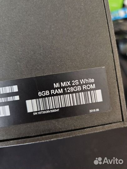 Xiaomi Mi Mix 2S, 6/128 ГБ