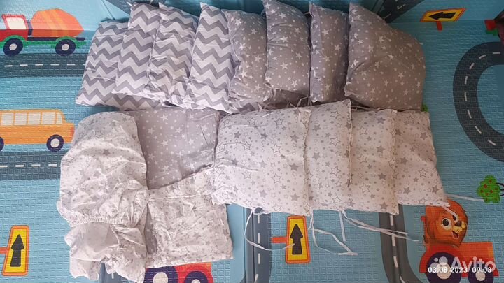 Бортики в детскую кроватку