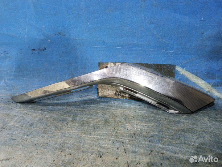 Хром бампер передний левый Mitsubishi Outlander 3