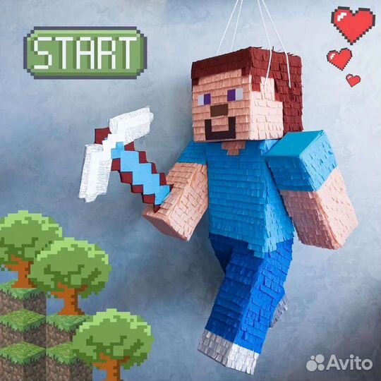 Пиньята Майнкрафт