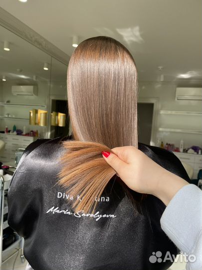 Кератиновое выпрямление волос/ботокс/нанопластика