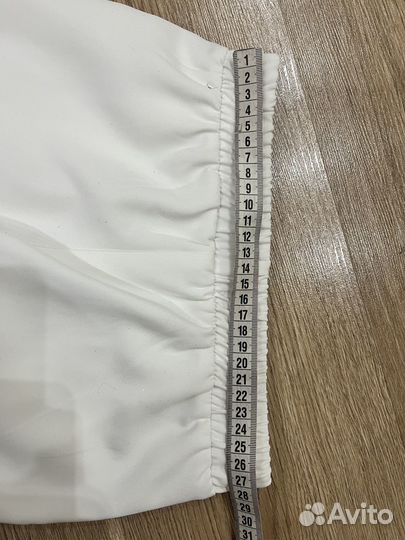 Брюки палаццо белые для девочки