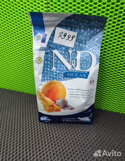 Корм для кошек фармина ancestral 1.5 ocean 1.5