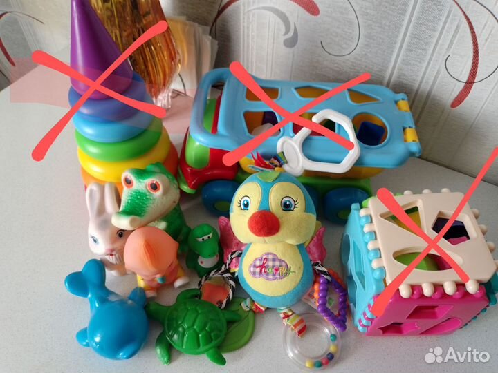 Развивающие игрушки пакетом