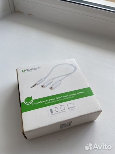 Разветвитель greenconnect mini jack 3.5