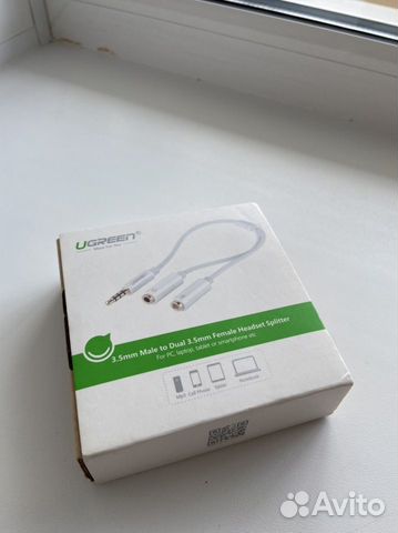Разветвитель greenconnect mini jack 3.5