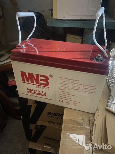 Agm гелевый mnb mm12-100 аккумулятор