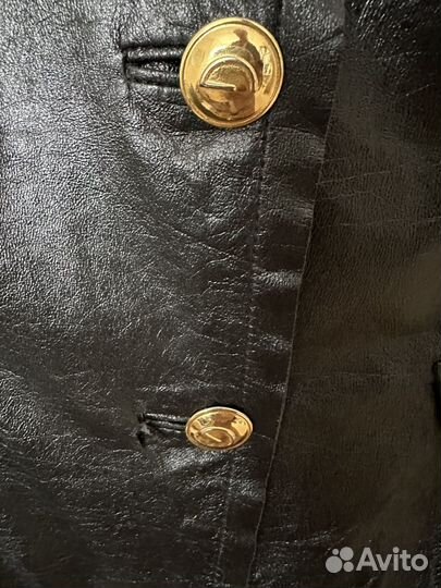 Кожаная куртка с карюшоном Gianni Pelle р 46