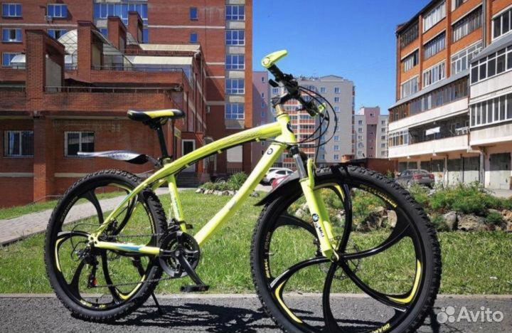 Велосипед горный на литых дисках