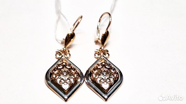 Золотые серьги