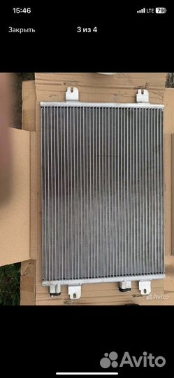 Радиатор кондиционера на renault logan