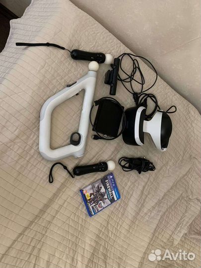 Playstation vr + aim controller + игра