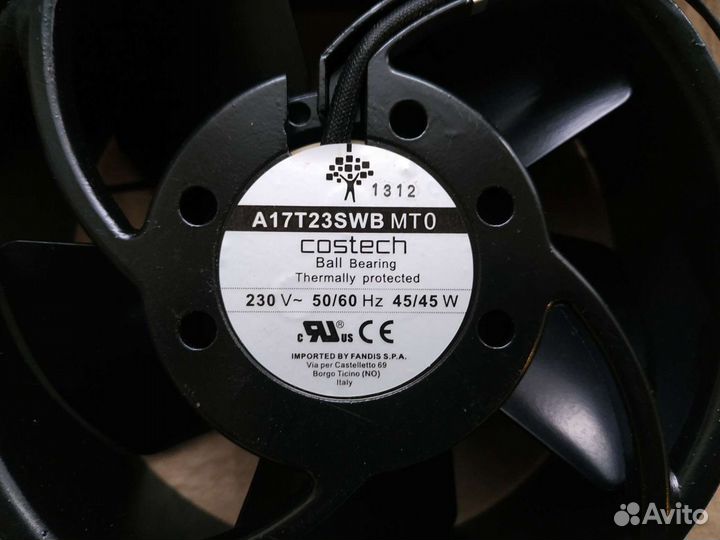 Вентиляторы Costech a17t23swbmt0, Новый