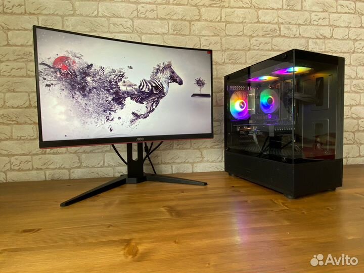 Игровой компьютер Ryzen 5 3600, RTX 4060, 16gb