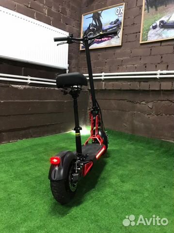 Электросамокат с сиденьем white siberia taiga 2 10