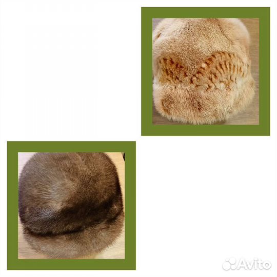 Женские норковые шапки