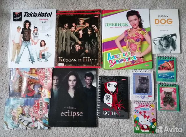 Канцелярия 2000х тетради блокноты открытки