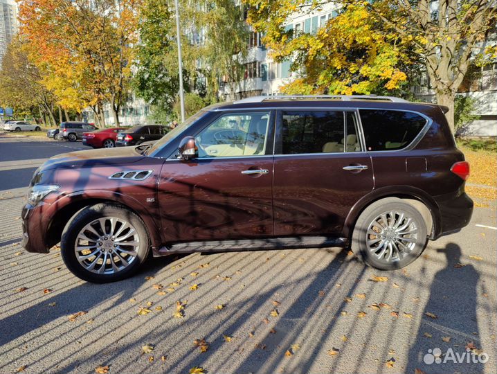 Infiniti QX80 5.6 AT, 2016, 232 000 км