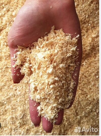 Опилки в мешках