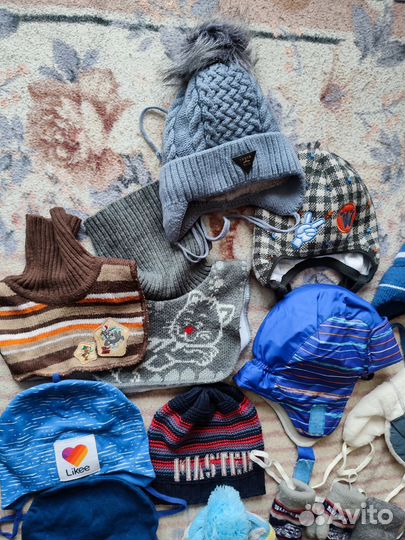 Детские шапки пакетом